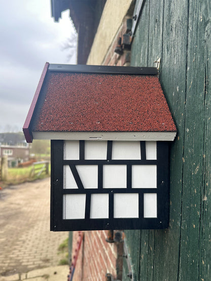 Het Magnifieke vakwerk vogelhuisje